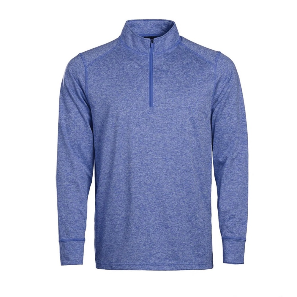 Large Blue Quarter Zip pullover from In Play Sports